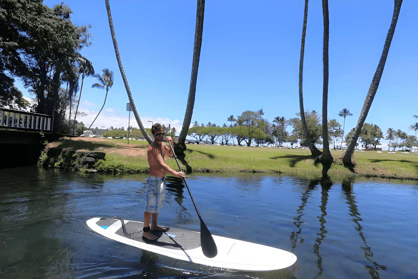 Hilo Ocean Adventures - Wailoa River Statue Stand Up Paddleboard